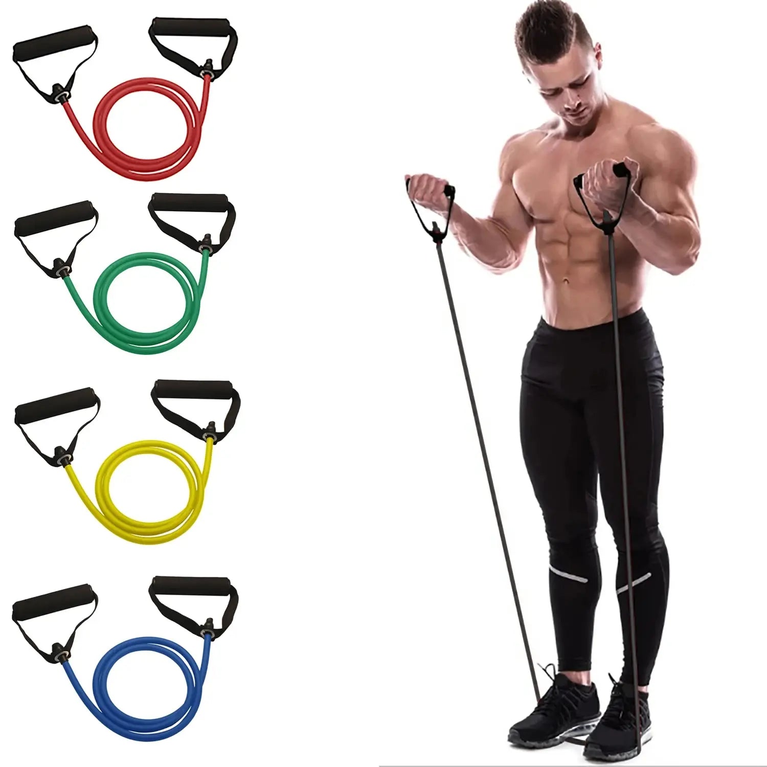 Resistance Bands with Handles - Magic Market