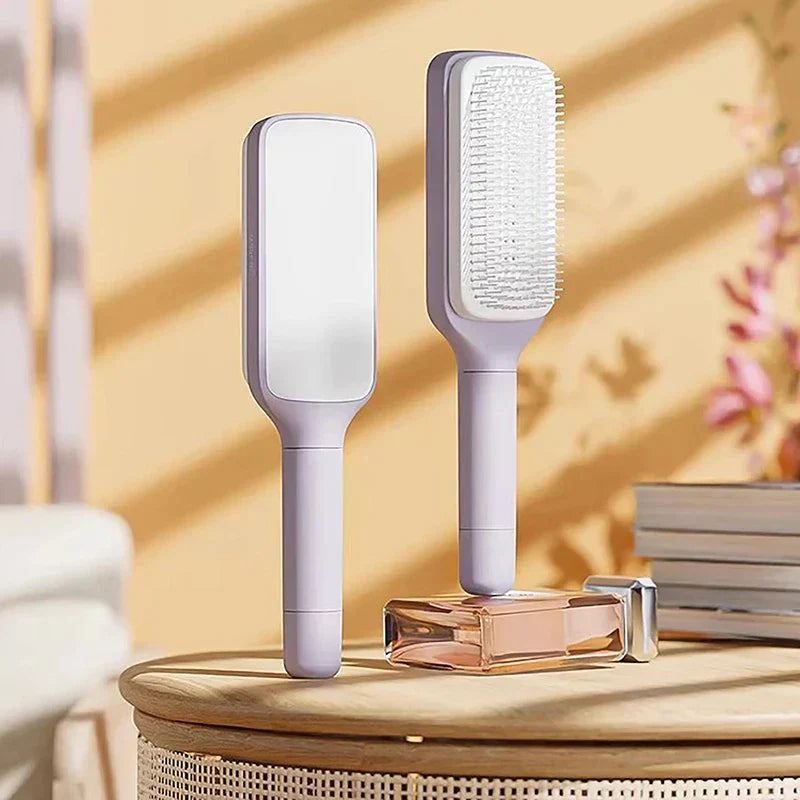 Self-Cleaning Rotating Hairbrush - Magic Market